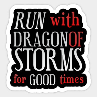 Dragonofstorms running ESO Sticker